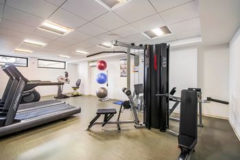 Fitness center cardio & weights